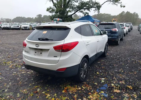 2014 Hyundai Tucson Se from USA, damaged, VIN KM8JUCAG4EU909926